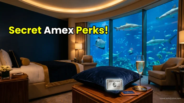 Atlantis Dubai underwater suite VIP perks and Amex Platinum upgrades.