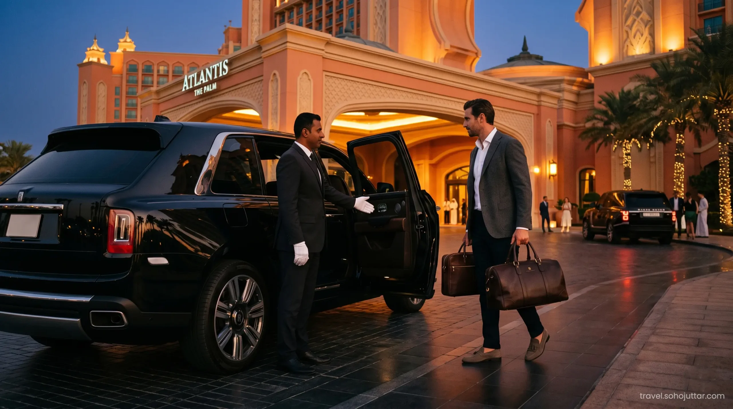 Complimentary luxury airport transfer for Imperial Club guests.