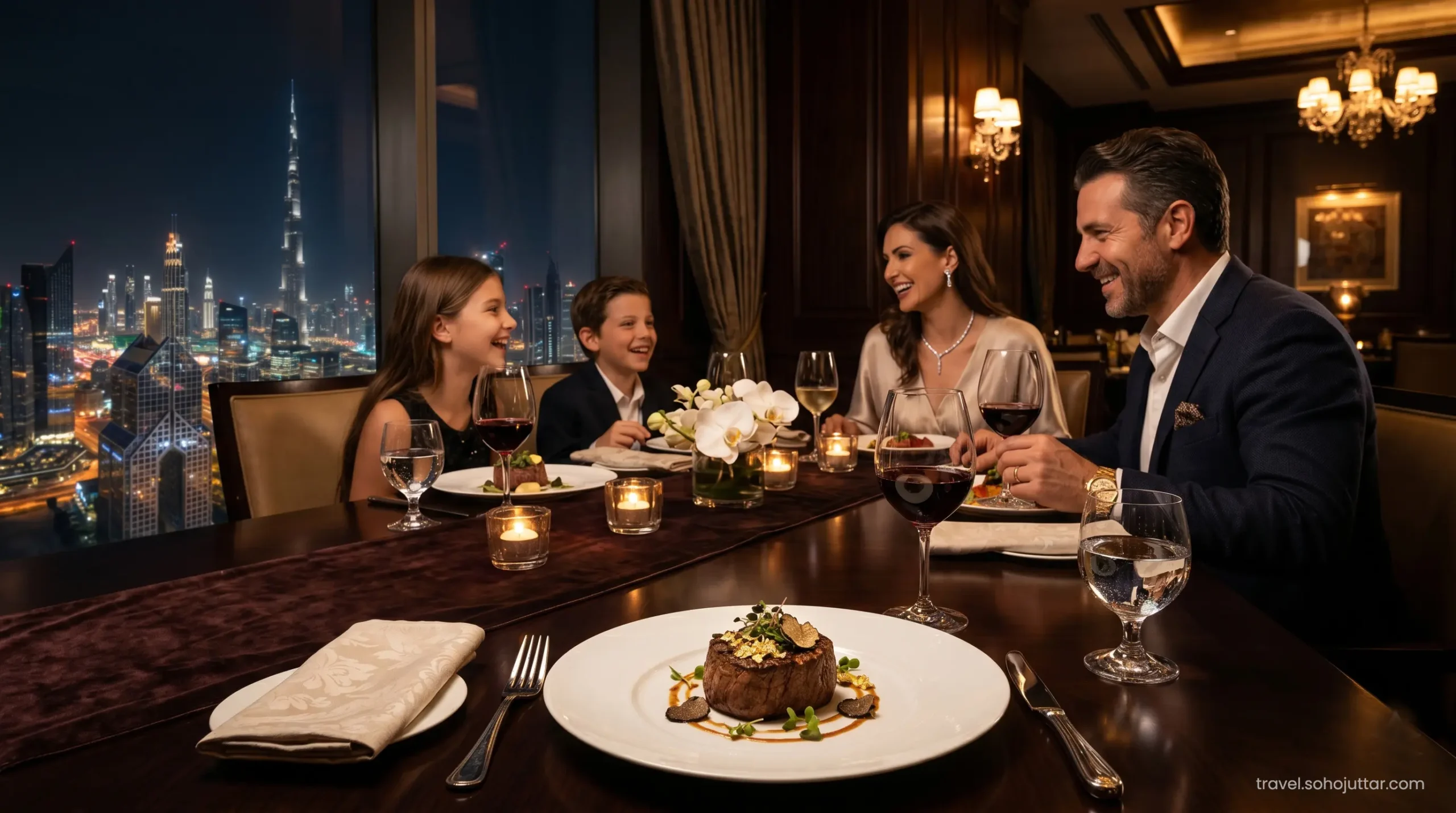 Michelin star fine dining experience at Atlantis Dubai.